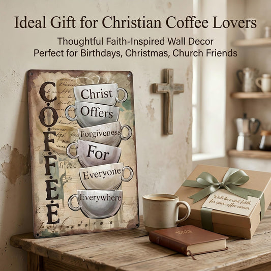 SoulLight – Faith Inspired Metal Wall Plaque – 6*8in