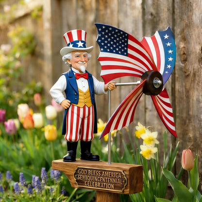 BreezeBlaze – Animated Garden Spinner Truck – Uncle Sam