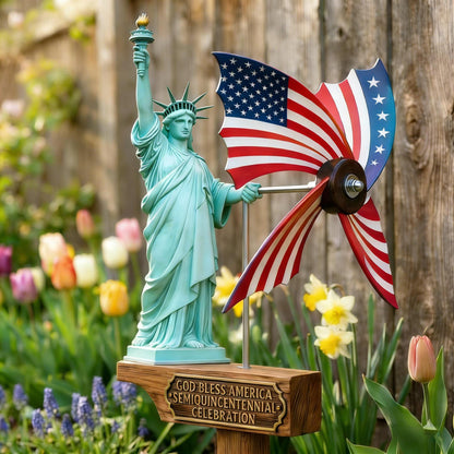 BreezeBlaze – Animated Garden Spinner Truck – Statue of Liberty