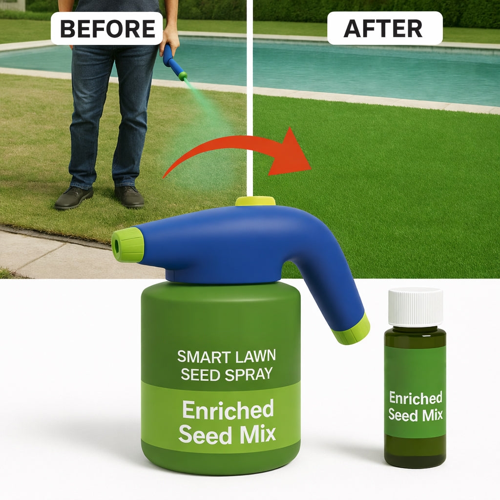 LumeLawn – Professional Spray-On Grass Seed Kit – ONLY SPRAY POT
