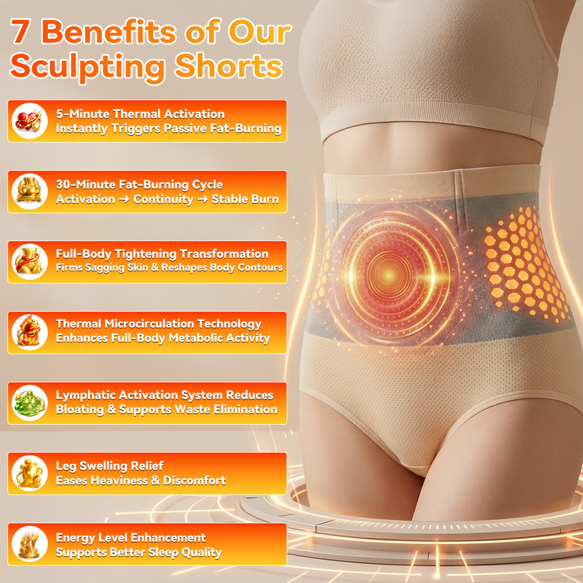 SculptPro - 4-in-1 Micro-Particle Thermogenic Sculpting Shorts – image 6