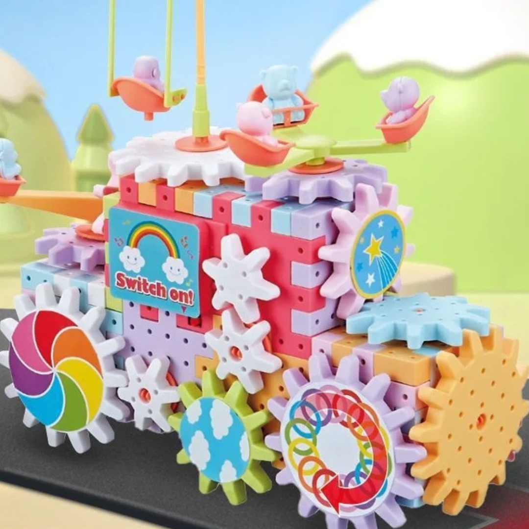 BrainBoost Builders – Montessori Gear Blocks – image 5
