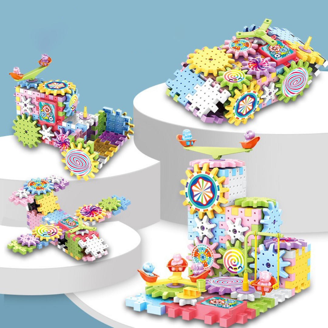 BrainBoost Builders – Montessori Gear Blocks – image 3