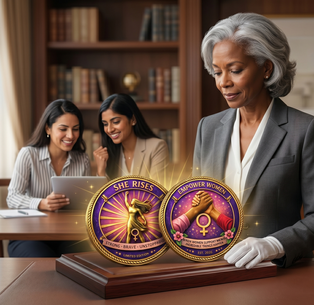 RadiantRise – Inspirational Women’s Legacy Collector Coin – image 3