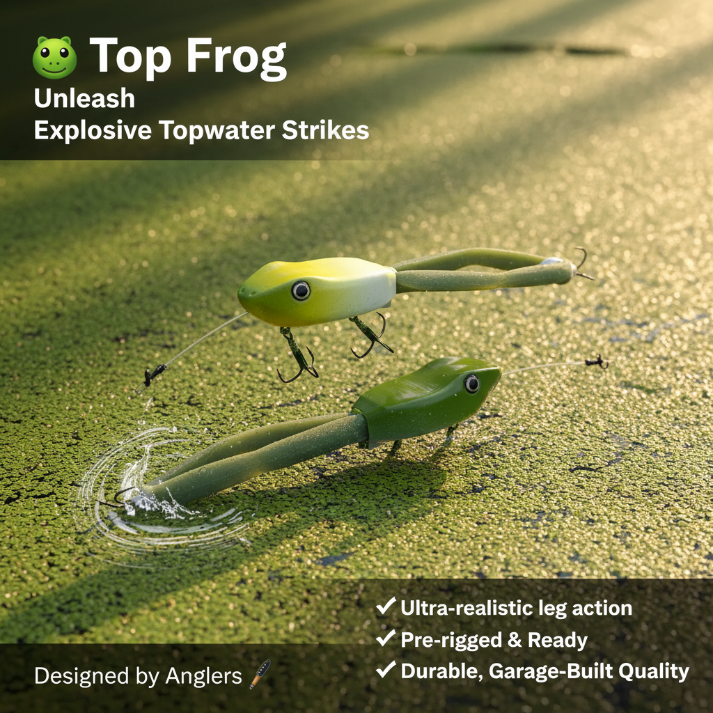 Predator Frog - Topwater Lure Designed for Bass, Pike & Snakehead – image 2
