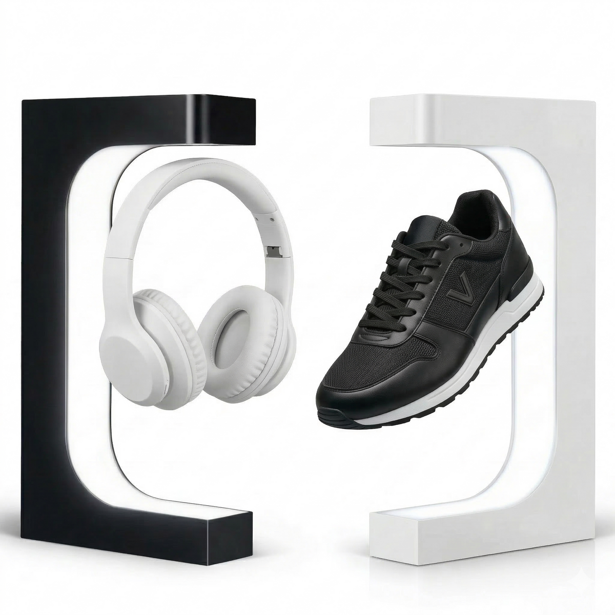 AetherSpin - Magnetic Display Stand – Black