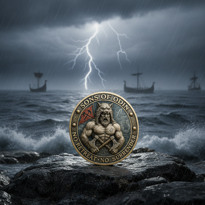 OdinForge – Berserker Spirit Challenge Coin – image 3