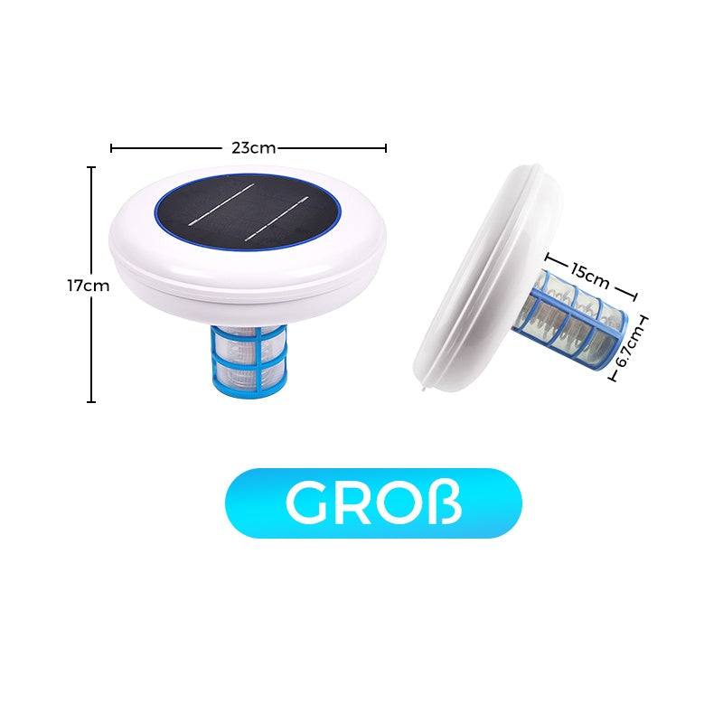 SolarSplash – Solar-Powered Pool Cleaner – Large（⏰First 10 Orders: Free Battery Upgrade） / Standard Package (Solar Pool Ionizer Only)