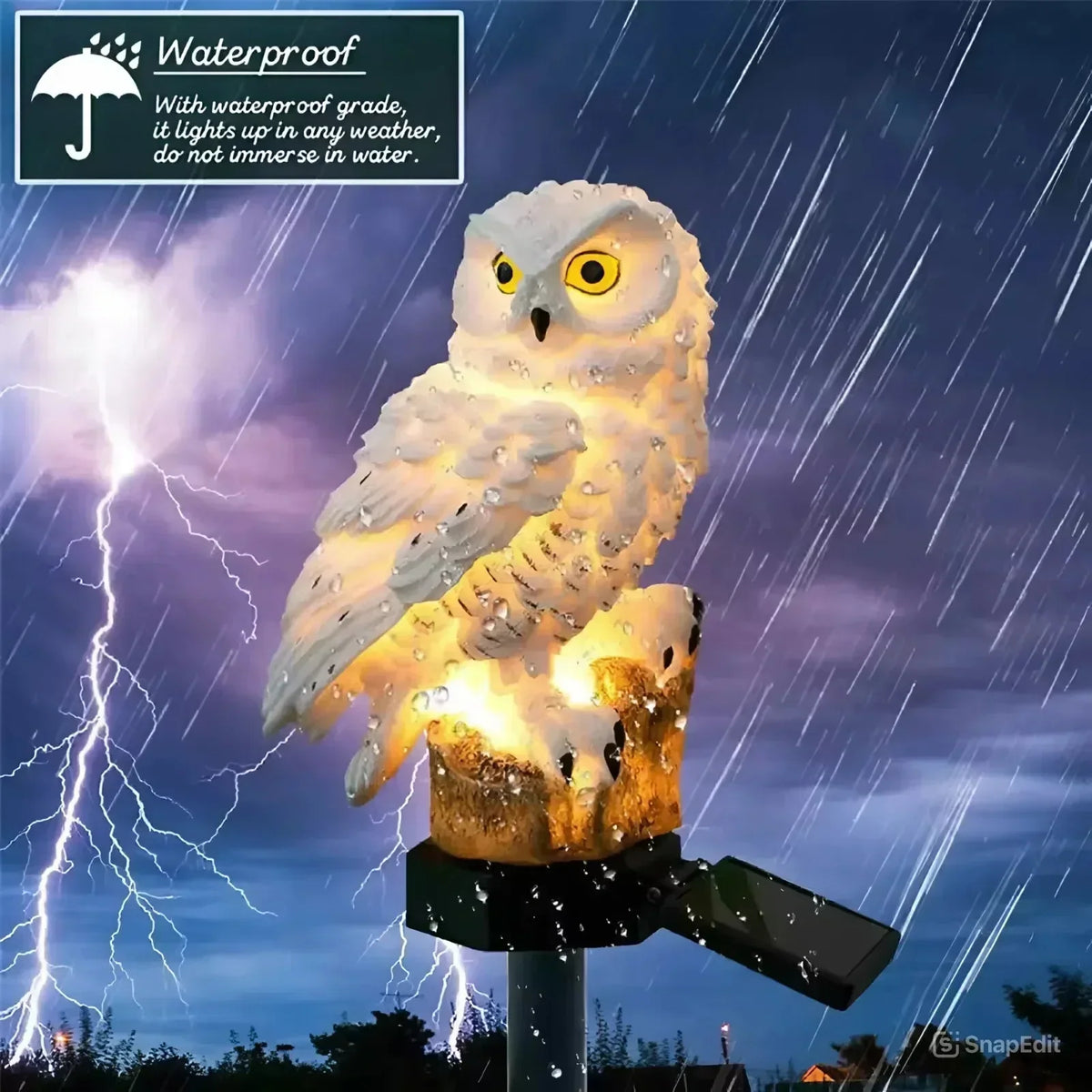 OwlGuard – Solar LED Garden Light – image 8