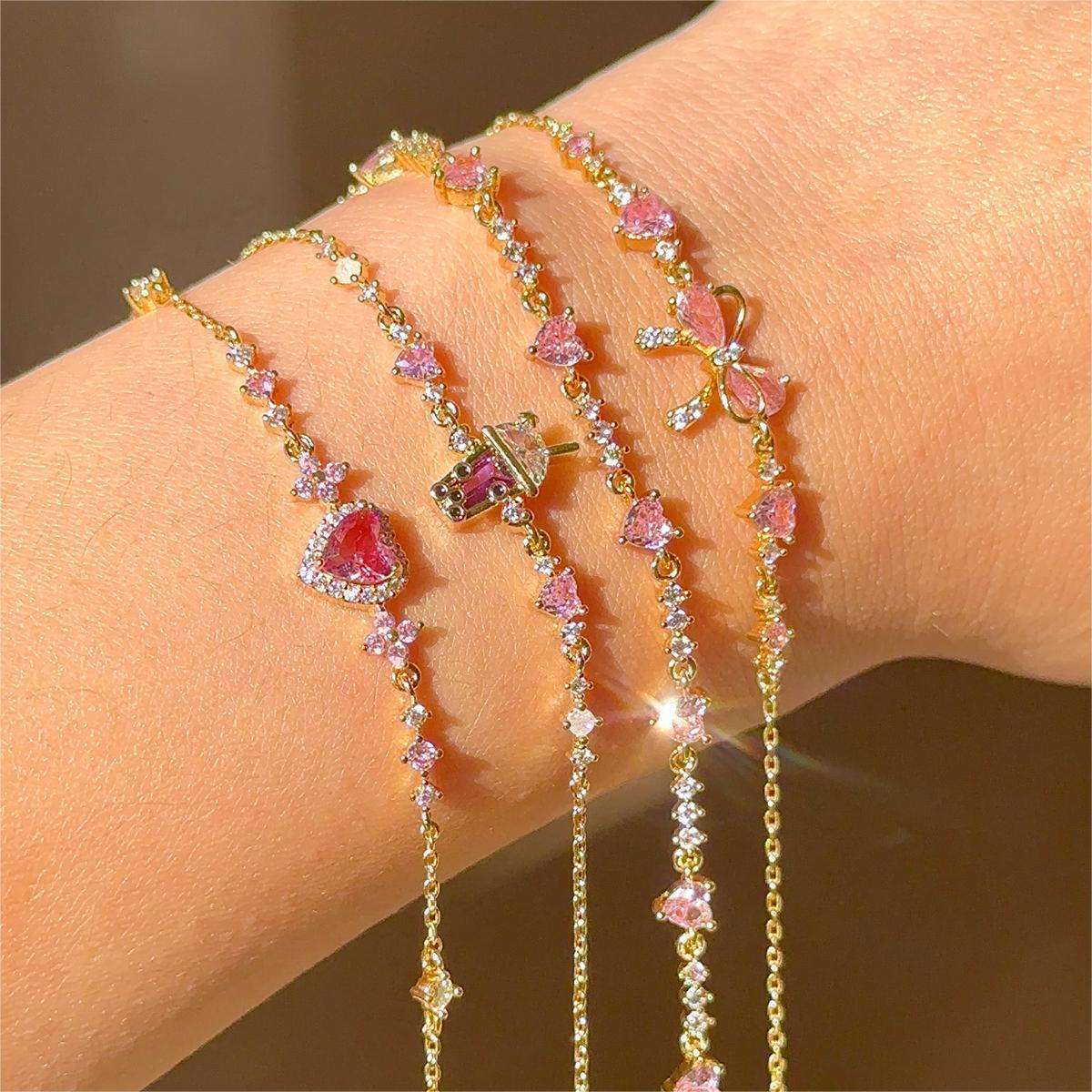 LuxeLoom – Bow Zirconia Bracelet Gift for Her – image 6