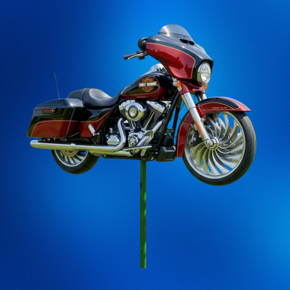 RideSpin – Harley-Davidson Motorcycle Garden Wind Spinner – image 5