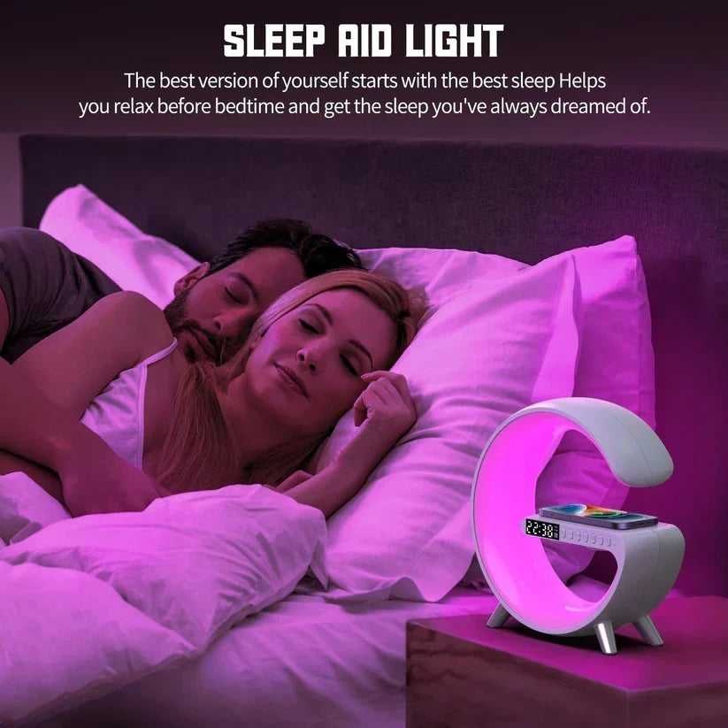 GlowG – G-Shaped RGB Wireless Charging Speaker – image 2