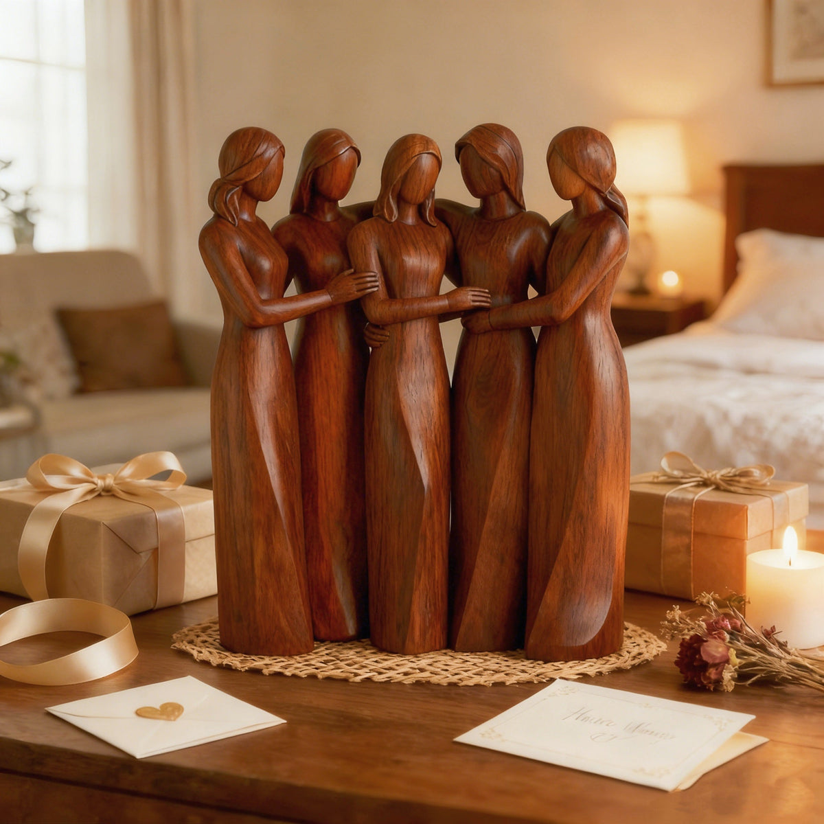 Celebrates Friendships Sisters Sculpture – Five Sisters