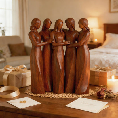 Celebrates Friendships Sisters Sculpture – Five Sisters
