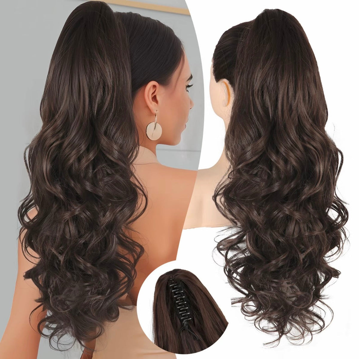 LunaLocks – Glamorous Wave Ponytail Extension – image 14