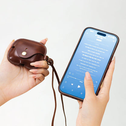 LuxeShield – Premium Genuine Leather AirPods Protective Case – image 11