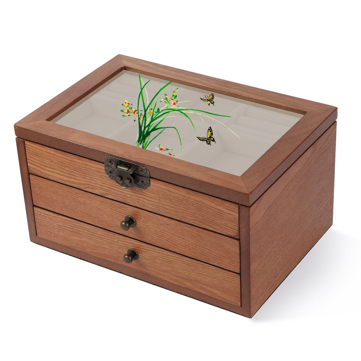 DynastyGrace - Handcrafted Keepsake Box – Magnolia Flower 04