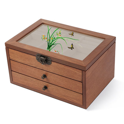 DynastyGrace - Handcrafted Keepsake Box – Magnolia Flower 04