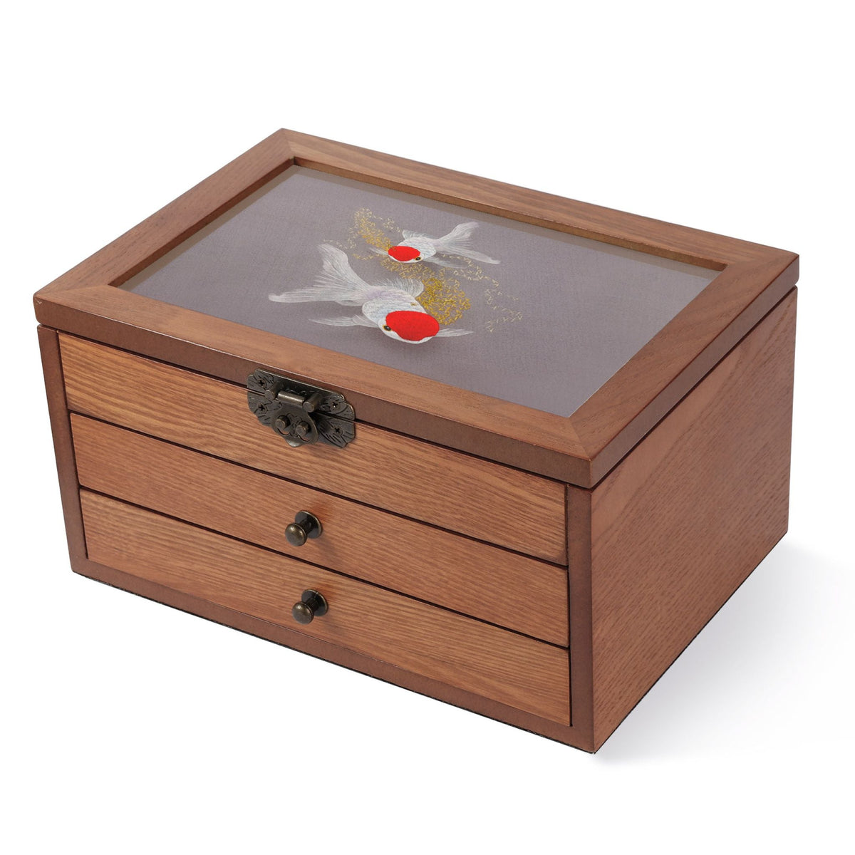 DynastyGrace - Handcrafted Keepsake Box – KOI Fish