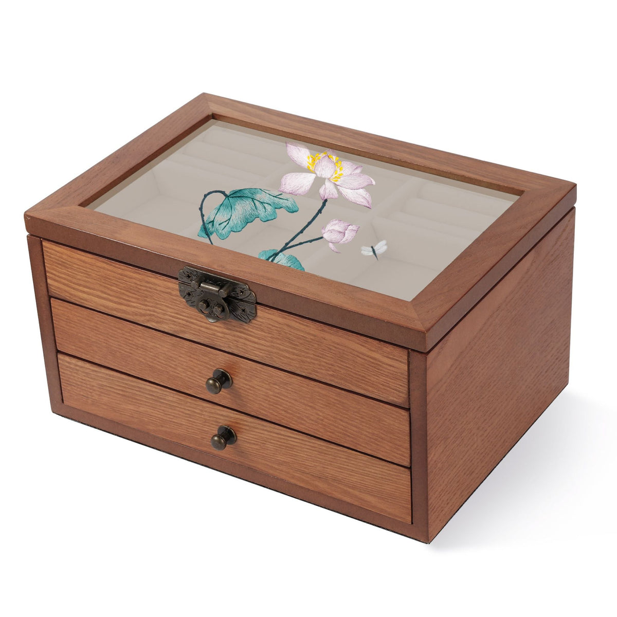 DynastyGrace - Handcrafted Keepsake Box – Purple Lotus