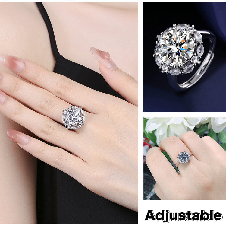 DiamondGlow – 5 Carat Moissanite Jewelry – Ring