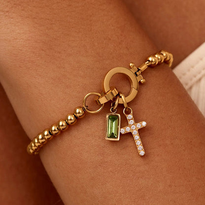 CelestiaFaith – Gold Cross Bracelet – image 15