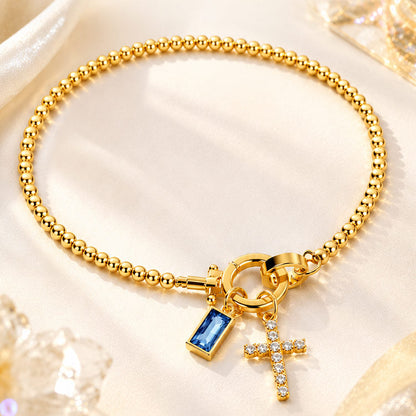 CelestiaFaith – Gold Cross Bracelet – image 18