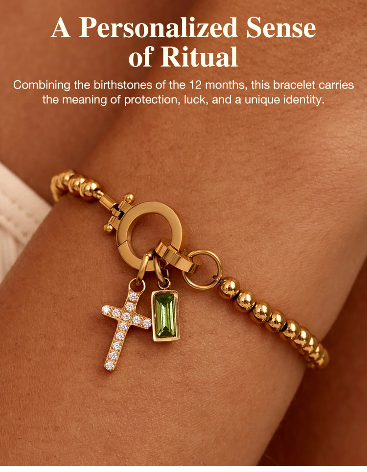 CelestiaFaith – Gold Cross Bracelet – image 20
