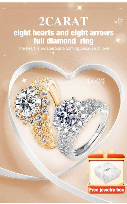 RoyalArrow – Eight Hearts & Arrows Ring – image 5