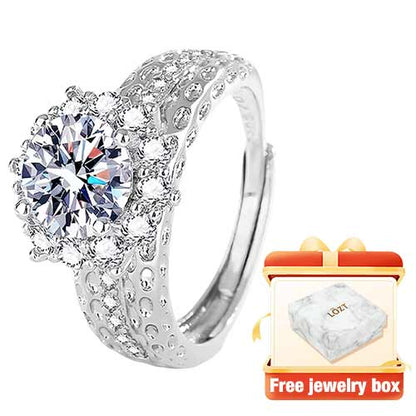 RoyalArrow – Eight Hearts & Arrows Ring – Silver (Hot sale)