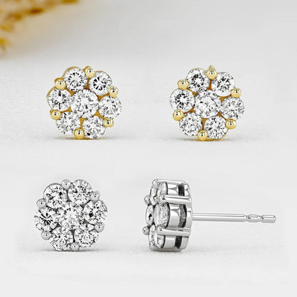 PetalLustre – Elegant Threader Earrings – Gold