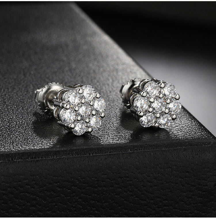 RoselleShine – Floral Moissanite Earrings – image 13