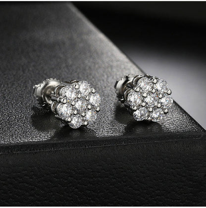 RoselleShine – Floral Moissanite Earrings – image 13