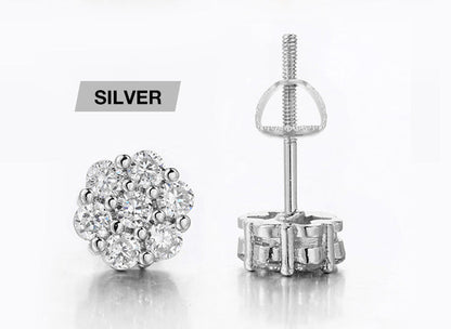 RoselleShine – Floral Moissanite Earrings – image 19