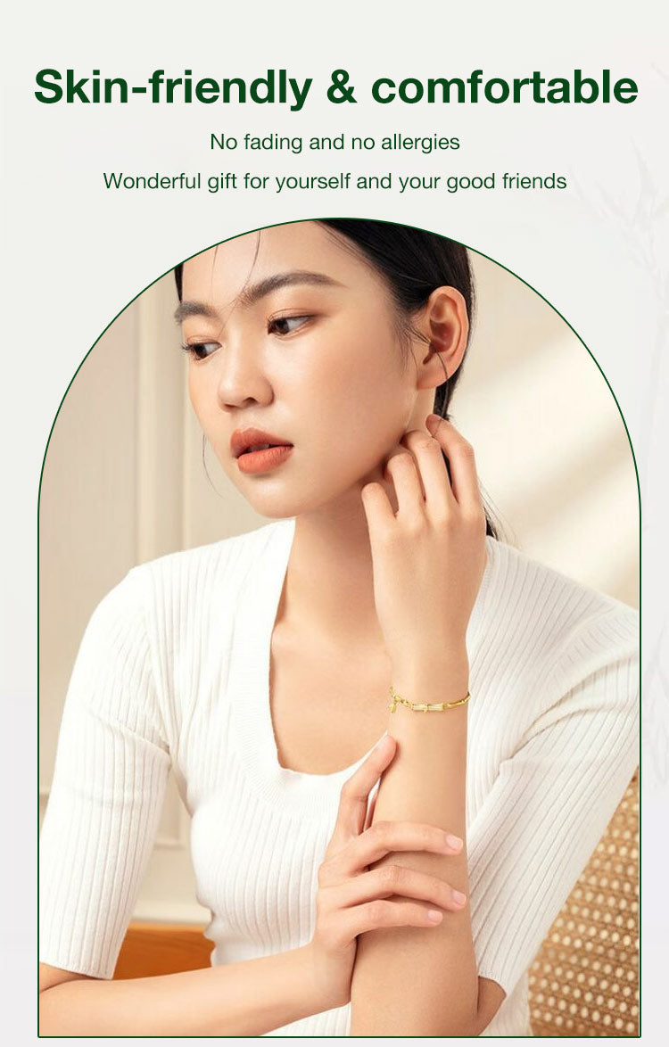 LunaJade – Elegant Bamboo Bead Bracelet – image 11