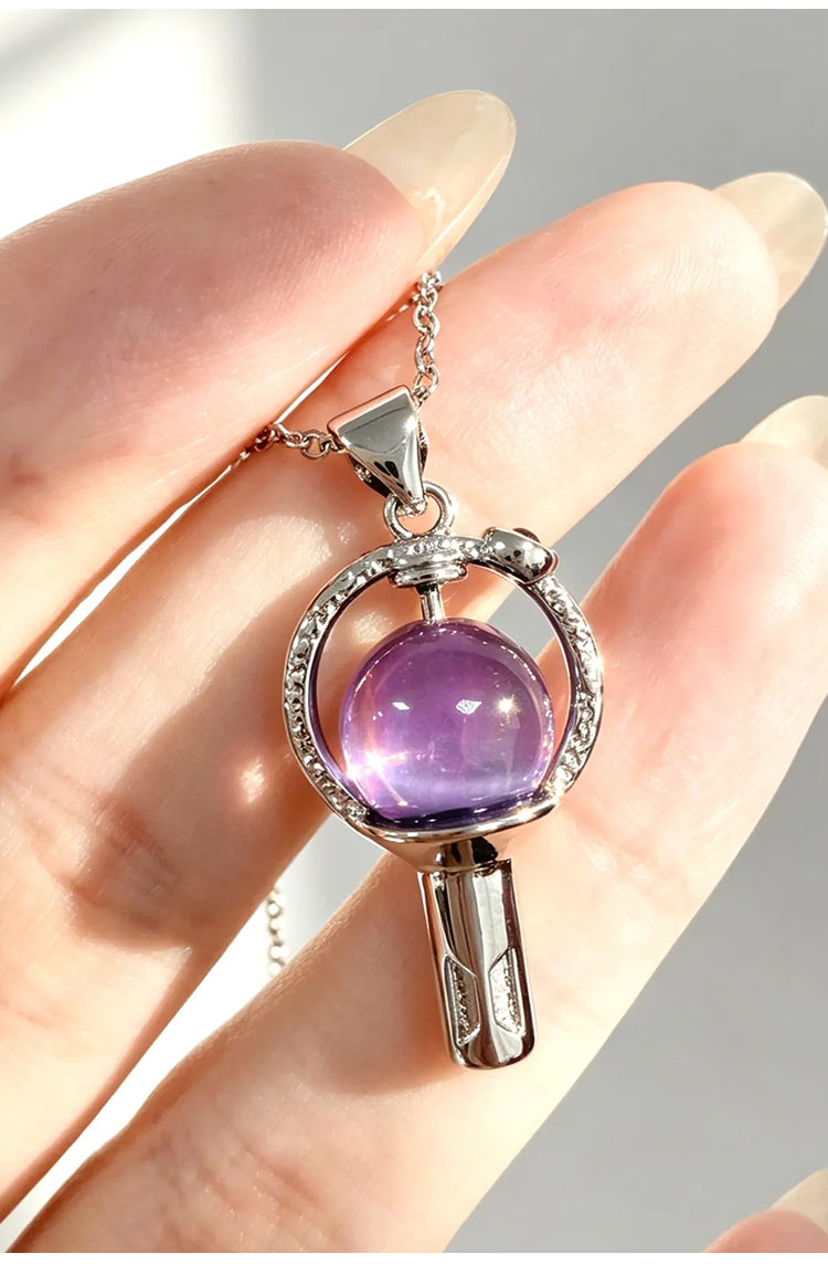 MystiCore - Crystal Scepter Pendant Necklace – image 13