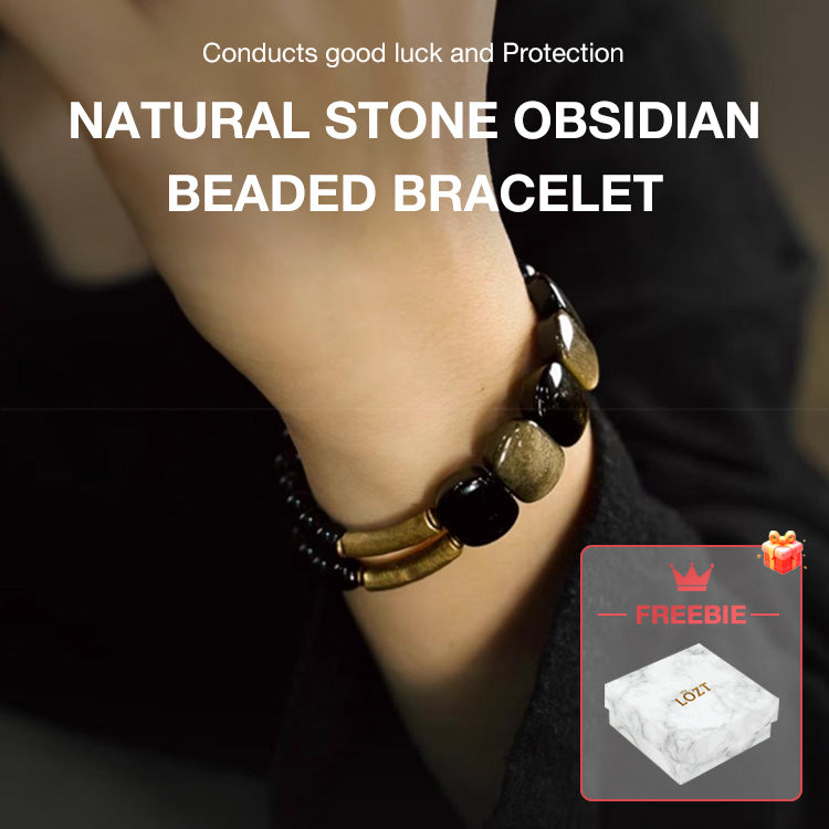 NoirHarmony – Black Obsidian Bracelet – image 8