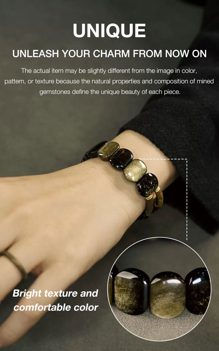 NoirHarmony – Black Obsidian Bracelet – image 11