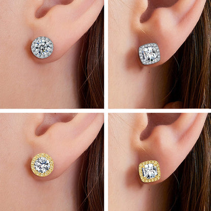 LustreCube – Premium Moissanite Earrings – image 2