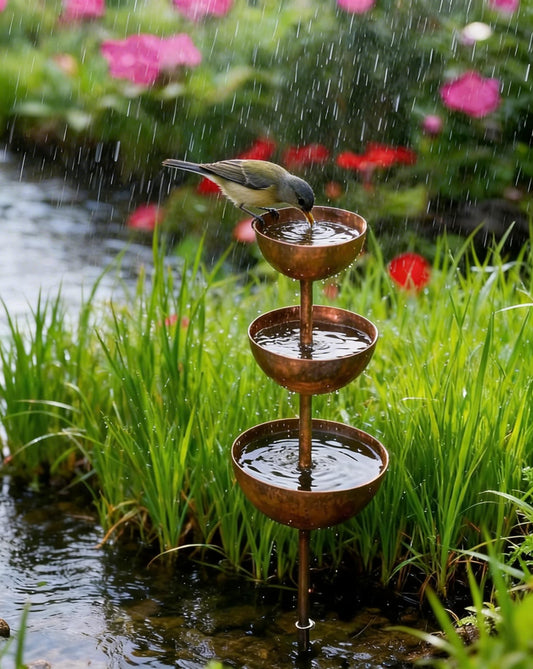 Rain Catcher - Plant Support Metal Garden Ornament