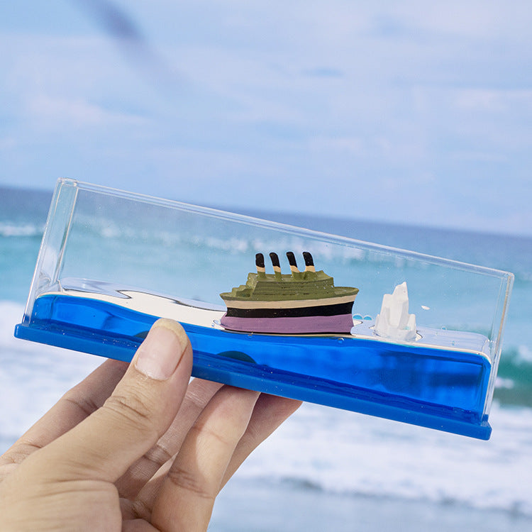 Sunken Black Pearl and Titanic Drifting Ornaments – Titanic