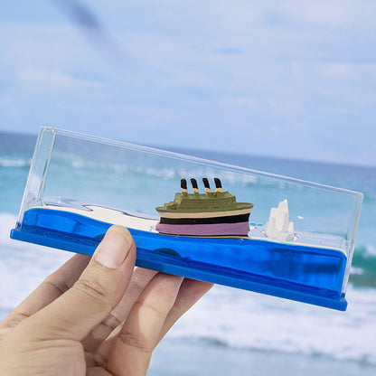 Sunken Black Pearl and Titanic Drifting Ornaments – Titanic