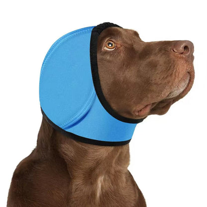 CalmPaw – Dog Calming Ear Wrap – Blue / S - 25-38 cm (10"-15")