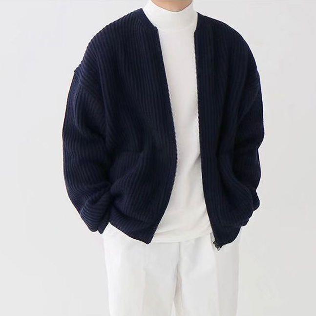 Oscar Casual Cardigan – Navy / S
