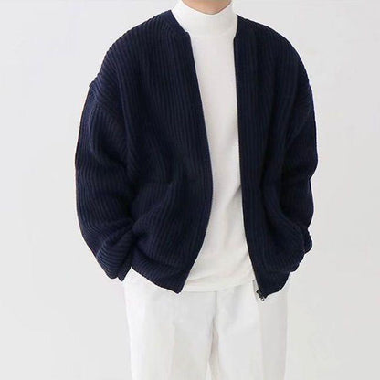 Oscar Casual Cardigan – Navy / S