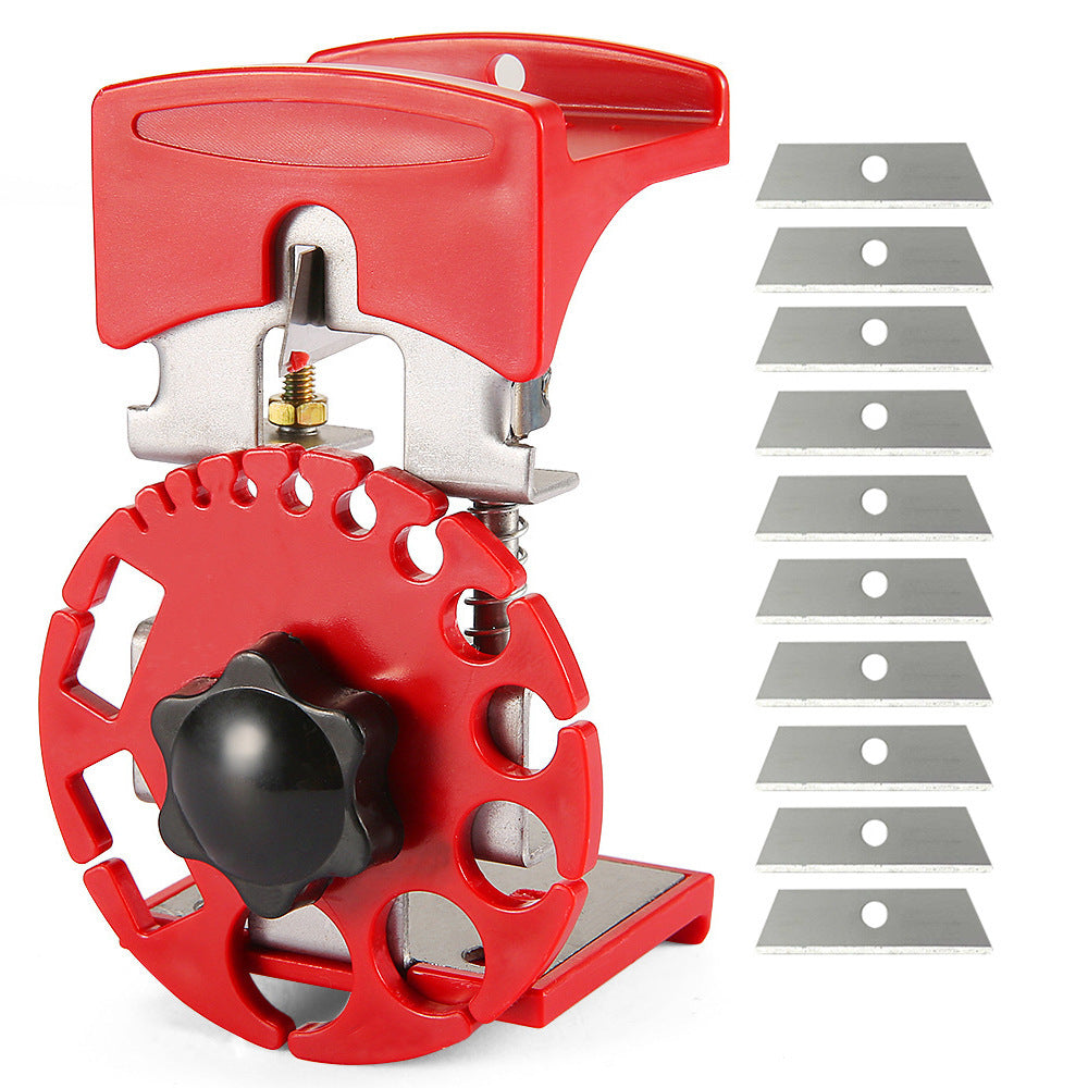 Adjustable Manual Wire Stripper – Plastic Disc / Tool + 10 Blades