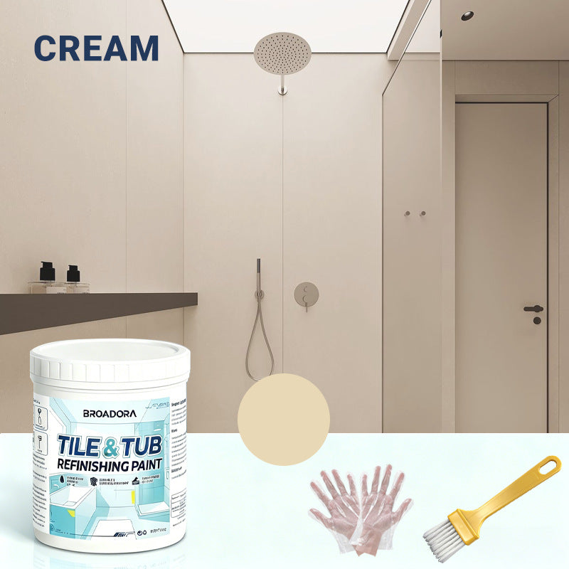 AquaCoat - Waterproof Tile Renewal Paint – 300g / Cream