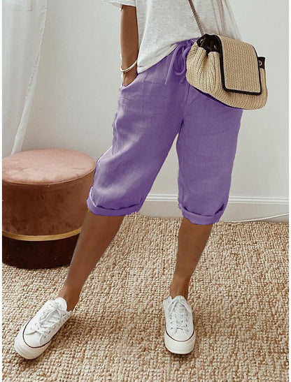 Florel – Breathable Drawstring Capris – image 18
