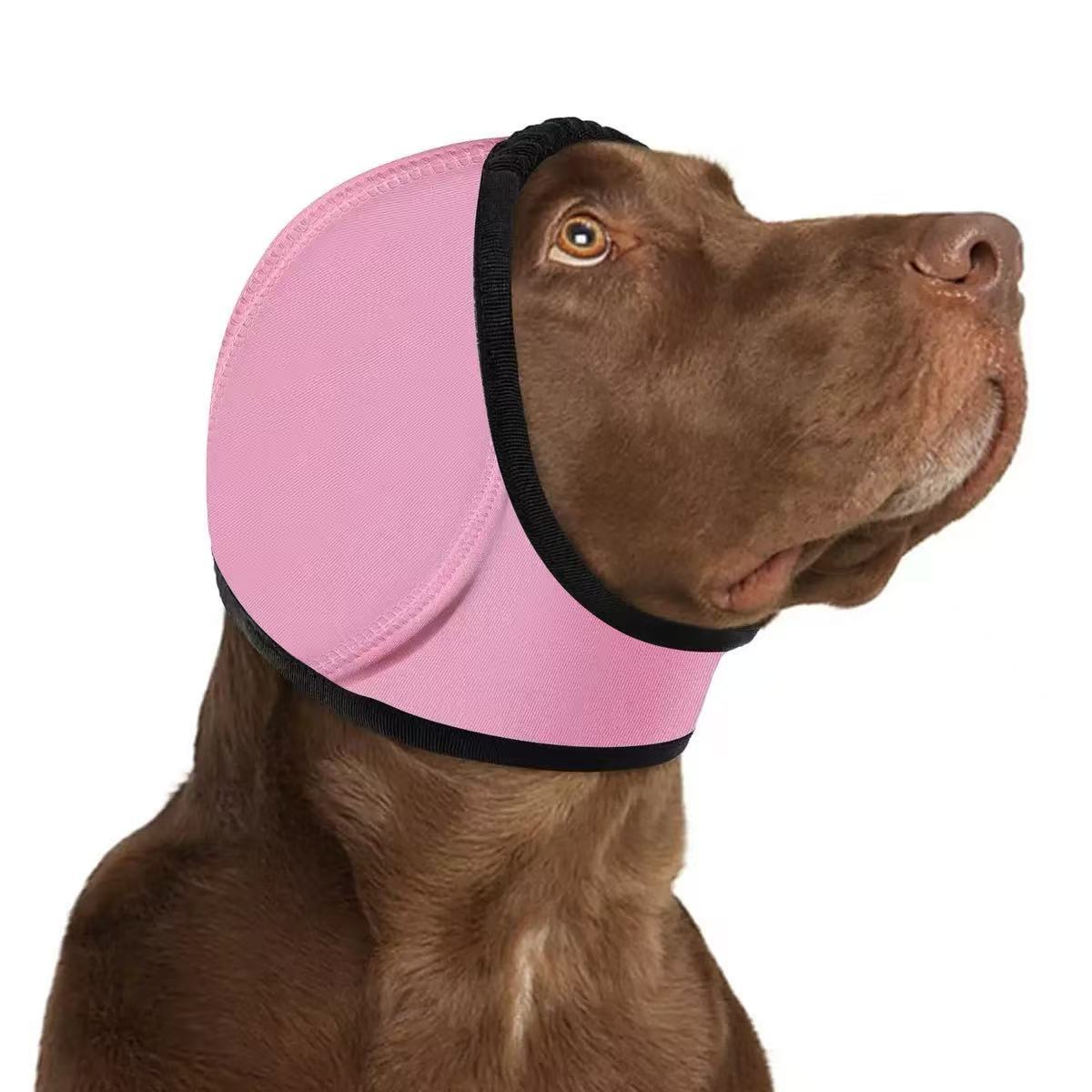 CalmPaw – Dog Calming Ear Wrap – Pink / S - 25-38 cm (10"-15")