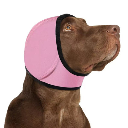CalmPaw – Dog Calming Ear Wrap – Pink / S - 25-38 cm (10"-15")